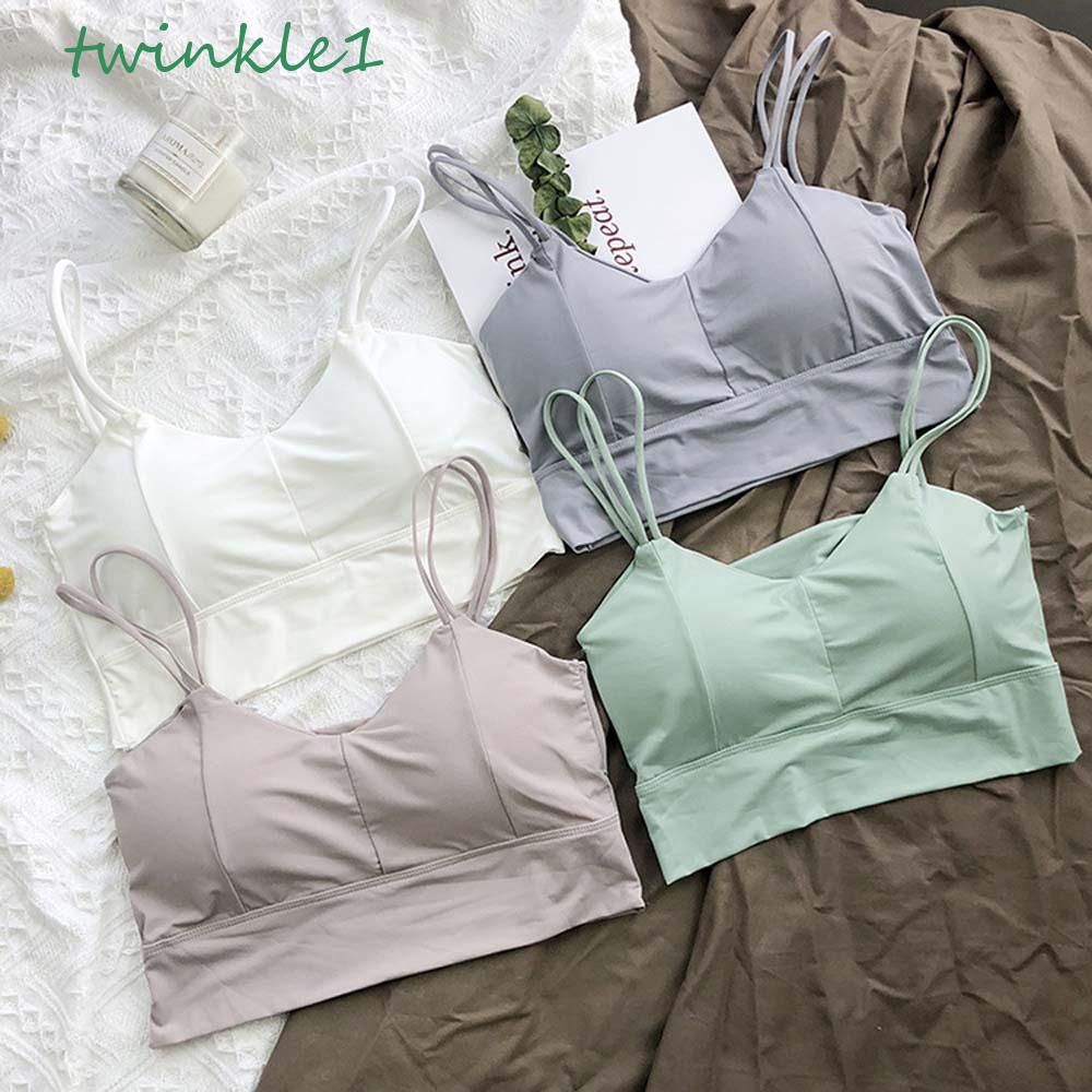 Áo Dây Hở Lưng Chất Liệu Lụa Lạnh Phong Cách Hàn Quốc Cho Nữ