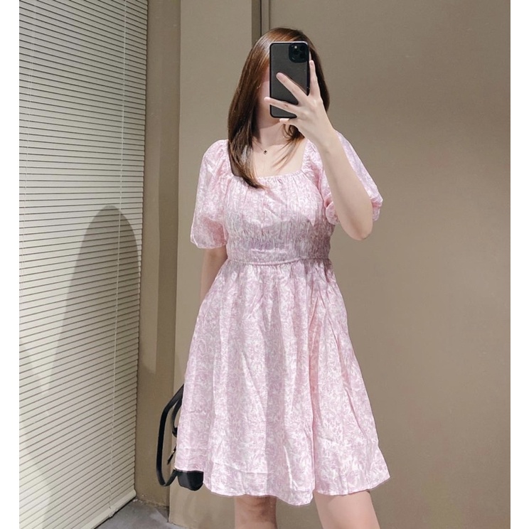 Đầm babydoll BY THE RIVER xuất Mỹ xịn đét full phụ kiện