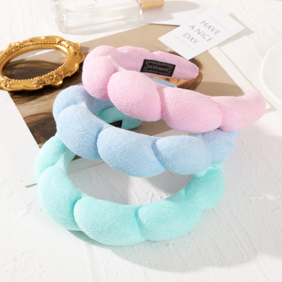 Băng Đô Vải Nhung Màu Trơn Phong Cách Hàn Quốc Cho Nữ