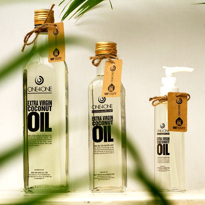 Dầu Dừa Nguyên Chất Ép Lạnh One4One Extra Virgin Coconut Oil