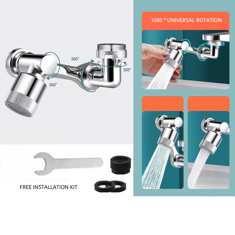 Ống Nối Dài Vòi Nước Bồn Rửa Mặt / Nhà Bếp / Phòng Tắm Xoay Được Chống Văng