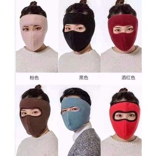Khẩu Trang Ninja lót nỉ 2 lớp bịt kín mặt
