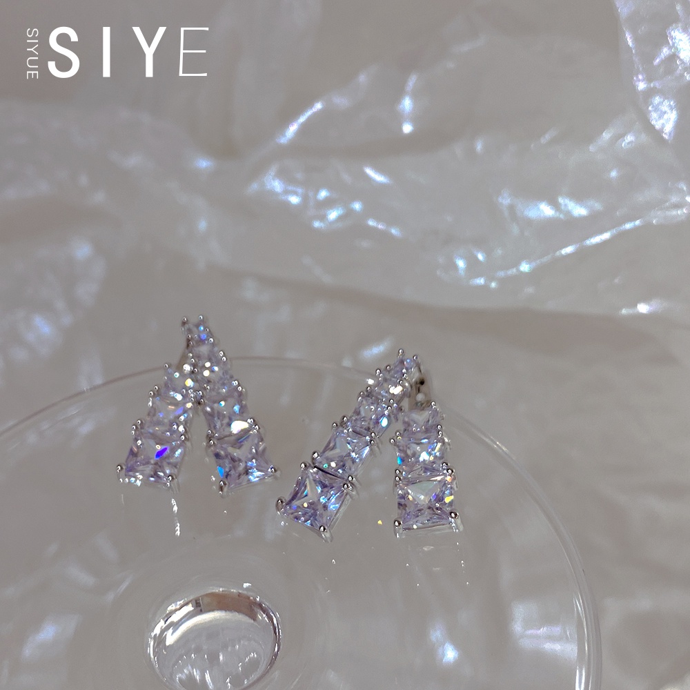 Bông Tai Đính Đá Zircon Thời Trang Dành Cho Nữ