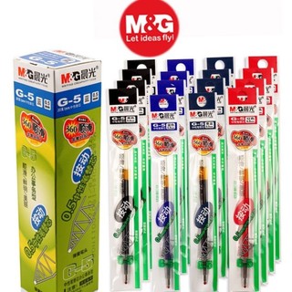 Bút bi nước bấm và ruột bút M&G hàng trung