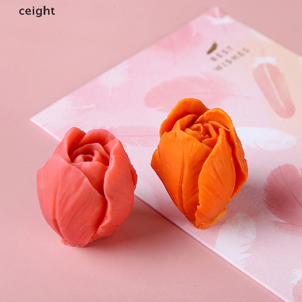 Khuôn Làm Xà Phòng Bằng Silicone Hình Bông Hoa 3D DIY