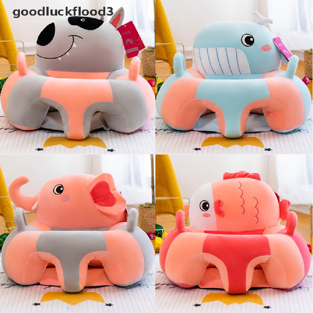 Vỏ Bọc Ghế Sofa Bằng Lông Nhung Hình Động Vật Cho Bé Sơ Sinh