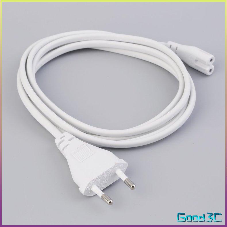 1.5M 2 Prong Eu Châu Âu Cắm Bộ Chuyển Đổi Nguồn Điện AC Dây Cáp Cho Laptop [J/14]