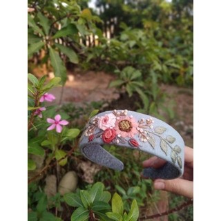 Bờm thêu tay bản to (handmade by Pong )