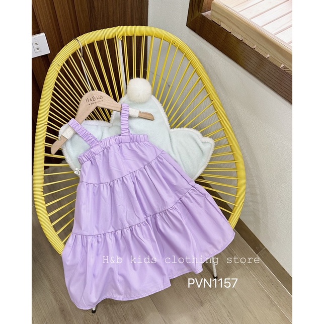 Váy maxi màu hb bé gái