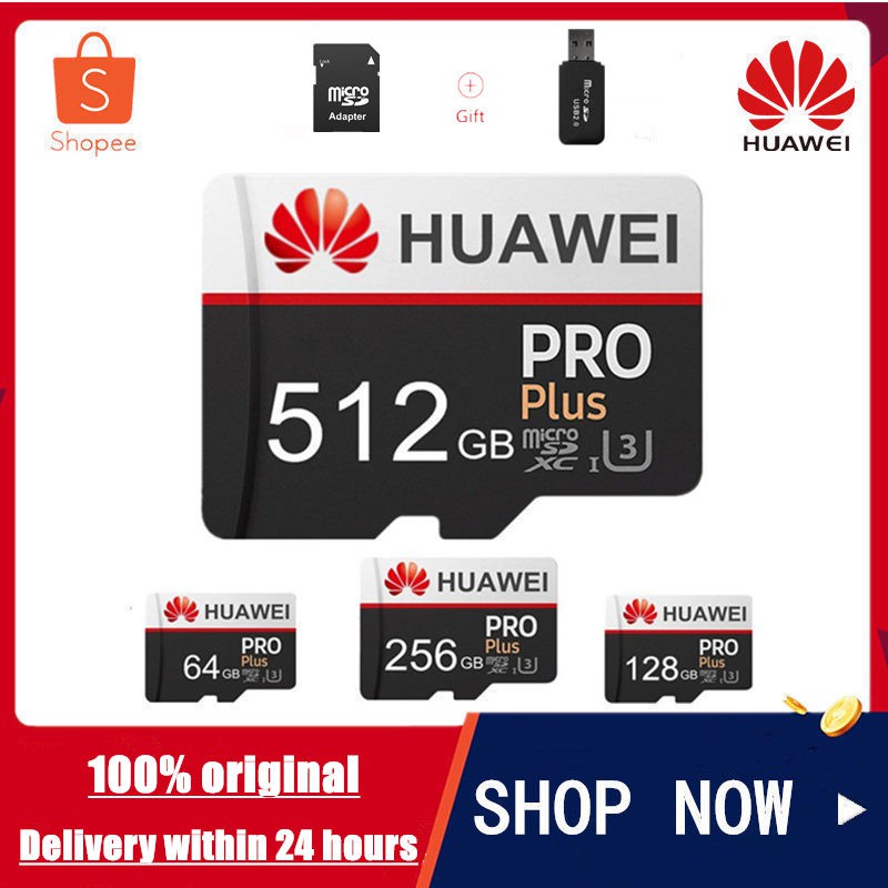 HUAWEI Thẻ Nhớ Micro SD Class10 1024GB 512GB 256GB 128GB 64GB 32GB 16GB Chất Lượng Cao