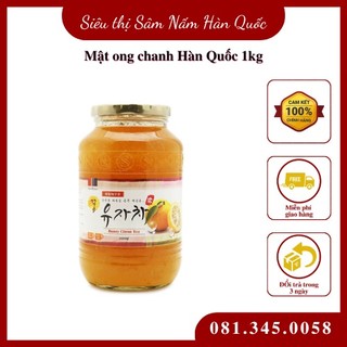 Mật ong chanh Hàn Quốc 1kg - Tốt cho cổ họng, tiêu hóa