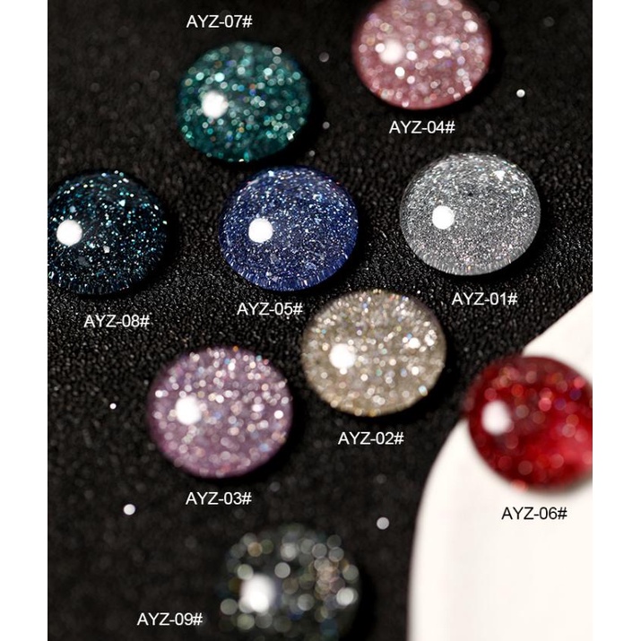 Sơn gel AS kim tuyến mã AYZ chính hãng chai đỏ 15ml