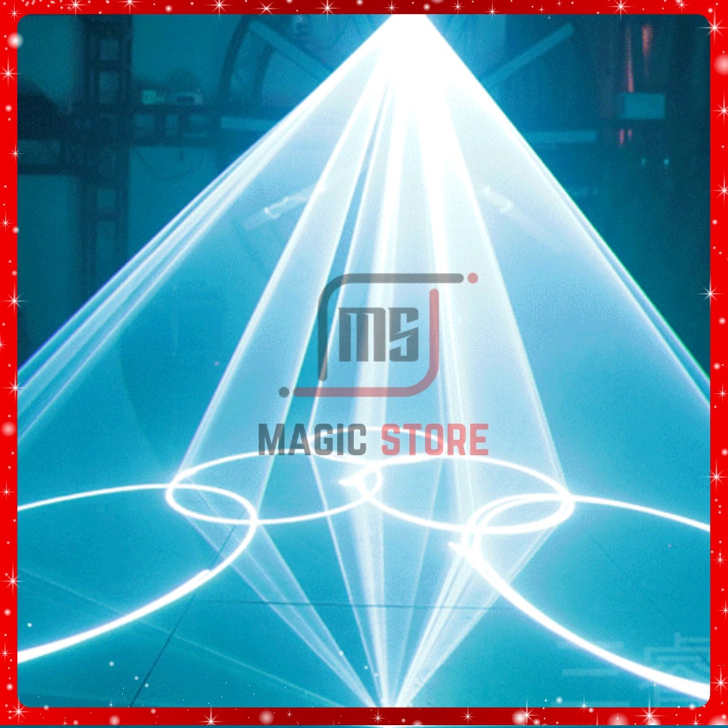 Đèn Laser Quét Tia Đèn Karaoke Laser RGB 1000 1 Cửa 7 Màu Đèn Sân Khấu Giá Sỉ