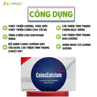 Coloscalcium Grow canxi hữu cơ dạng viên nén