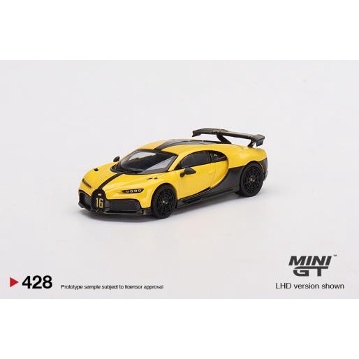 MÔ HÌNH 1:64 MINI GT - Bugatti Chiron Pur Sport Yellow