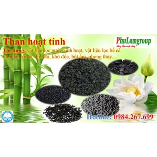 THAN HOẠT TÍNH KHỬ ĐỘC TỐ, LỌC NƯỚC BỂ CÁ, LỌC KHÍ TRONG OTO loại 4 (túi 1kg)