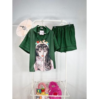 Đồ bộ bigsize Pyjama Lụa xước thiết kế 60-90kg