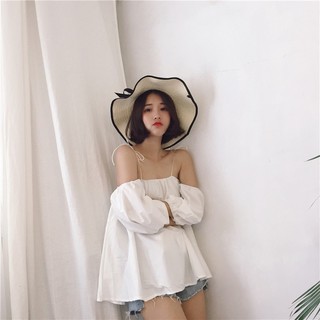 Order 10 ngày_ảnh thât cuối_ áo hai dây trễ vai ulzzang Y2638