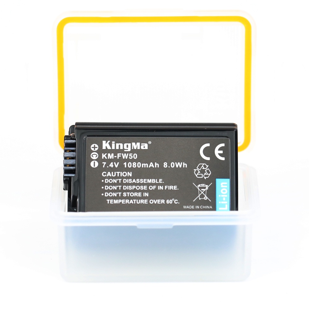 Bộ sạc + pin KingMa FW50 cho máy ảnh Sony