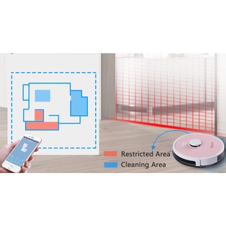 Robot Hút Bụi Lau Nhà Robotek W750 - Định vị Lidar, Thông Báo Bằng Tiếng Việt [Bảo Hành 12 Tháng]