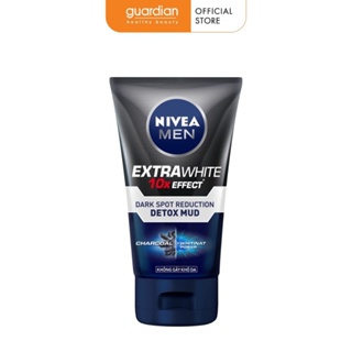 Sữa rửa mặt Nivea Men Mud giúp sáng da & kiểm soát nhờn 100g