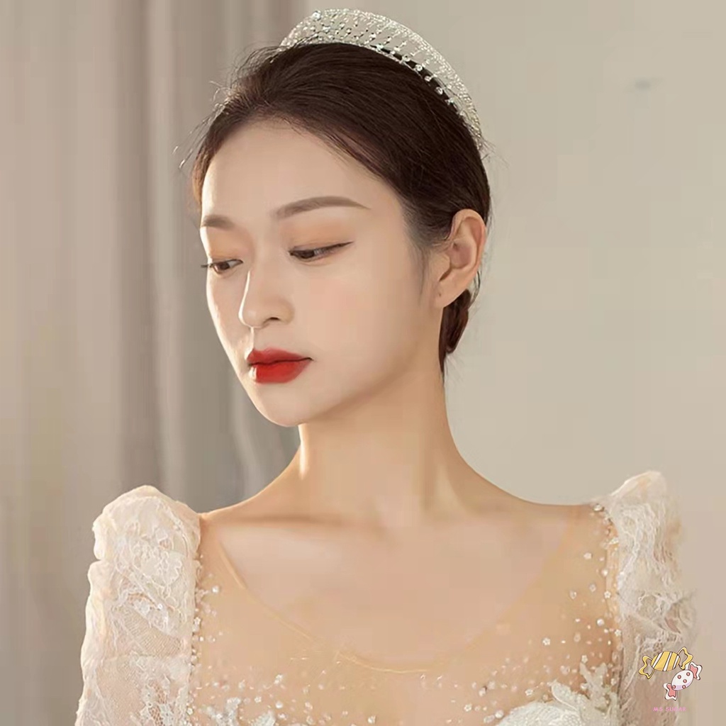 YADORNOS Vương Miện Đính Pha Lê Sang Trọng Dành Cho Nữ