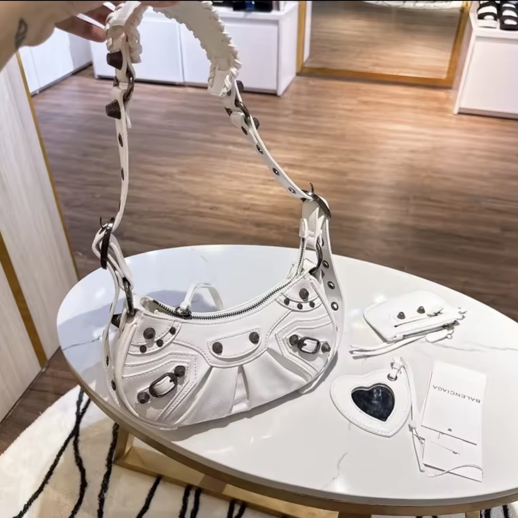 Túi xách nữ túi balen da mềm kèm phụ kiện mẫu mới size 24 - Lucky9store