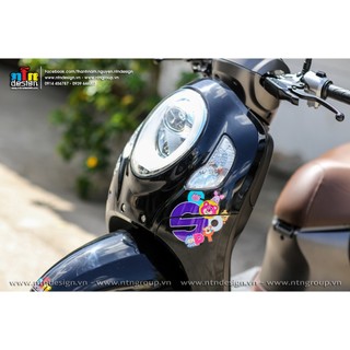 Tem Scoopy mẫu Lotso ( Đen )