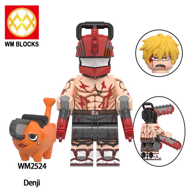 Denji Bộ Đồ Chơi Lắp Ráp Mô Hình WM2523 WM2524