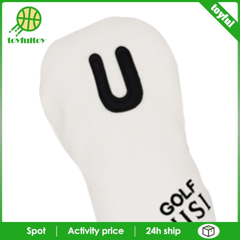 Vỏ Bọc Đầu Gậy Đánh Golf Bằng Gỗ Có Bảng Số