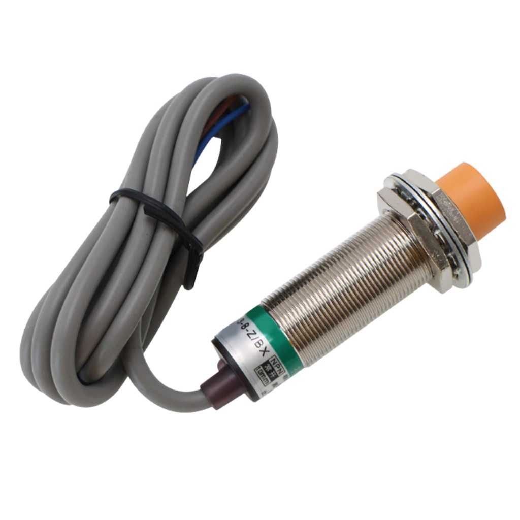 Công tắc cảm biến kim loại cảm ứng LJ18A-3-8-Z sensor từ tròn phi 18mm ngõ ra NPN hoặc PNP (NO)