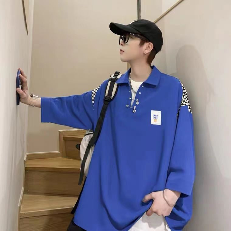 Áo Sơ Mi Tay Lửng Dáng Rộng Thời Trang Mùa Hè Cho Nam