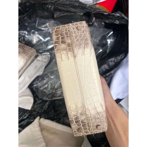 Túi hm kelly bạch tạng