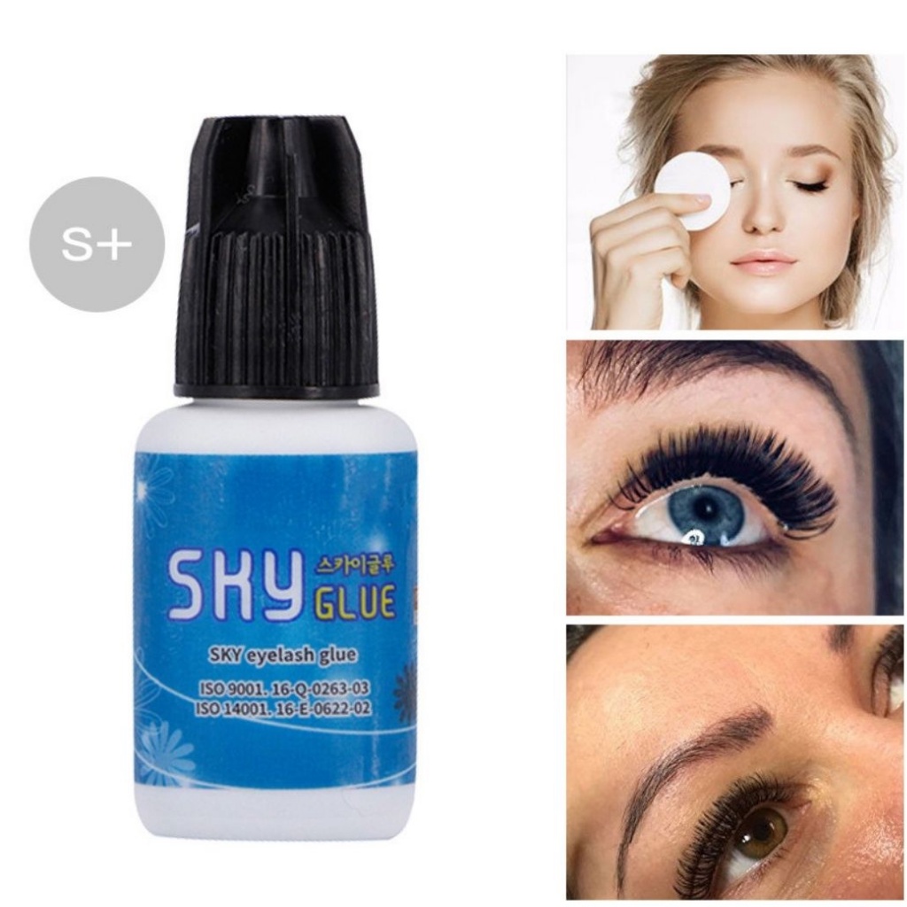 Keo nối mi SKY chính hãng khô chậm tốc độ 3-4 , Keo học nối mi khô chậm chính hãng