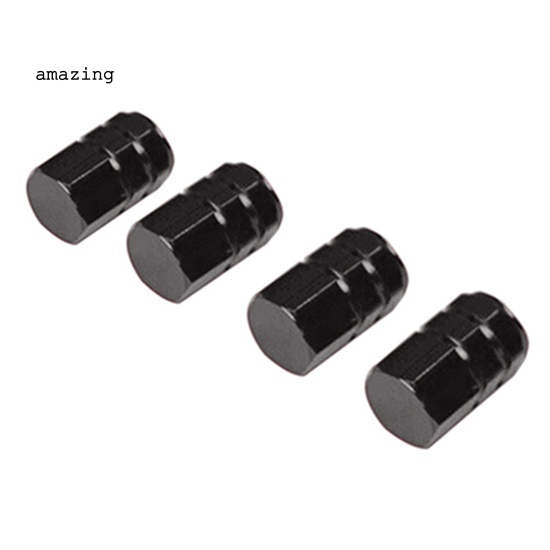 Bộ 4 Nắp Van Bánh Xe Hơi Bằng Hợp Kim Nhôm Thông Dụng