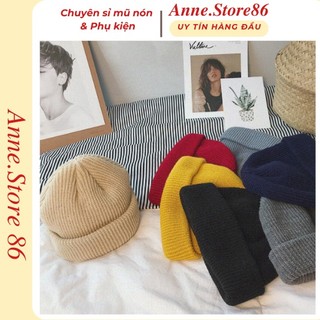 Nón Beanie len, mũ Beanie len nhiều màu phong cách thời trang hip hop dành cho nam, nữ - NL02