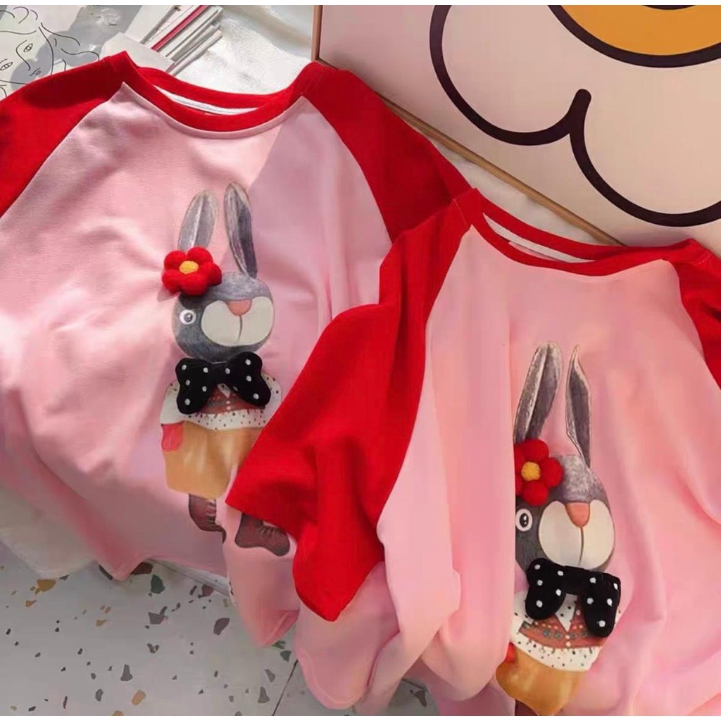 Áo Thun TN QC In Hình Cute - E116