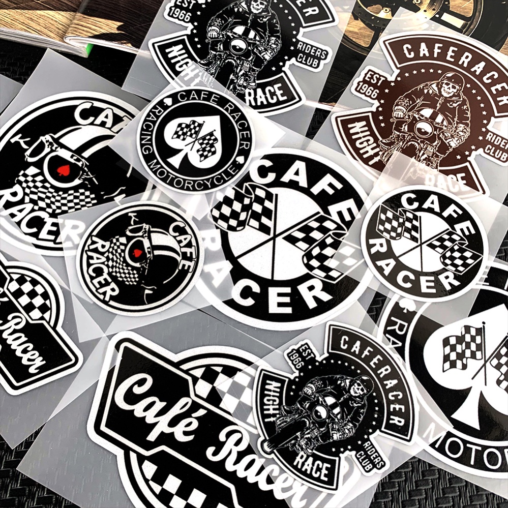 Nhãn Dán Phản Quang Chống Nước Trang Trí Bình Xăng Xe Mô Tô Harley Triumph Chinchilla