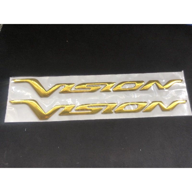 Cặp Chữ Vision 2013 Vàng Loại 2