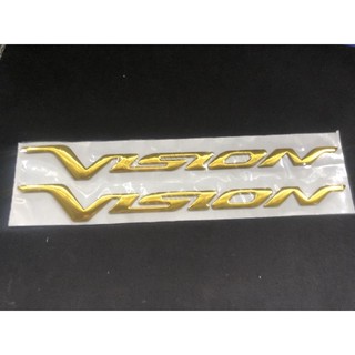 Cặp chữ vision 2013 vàng loại 2