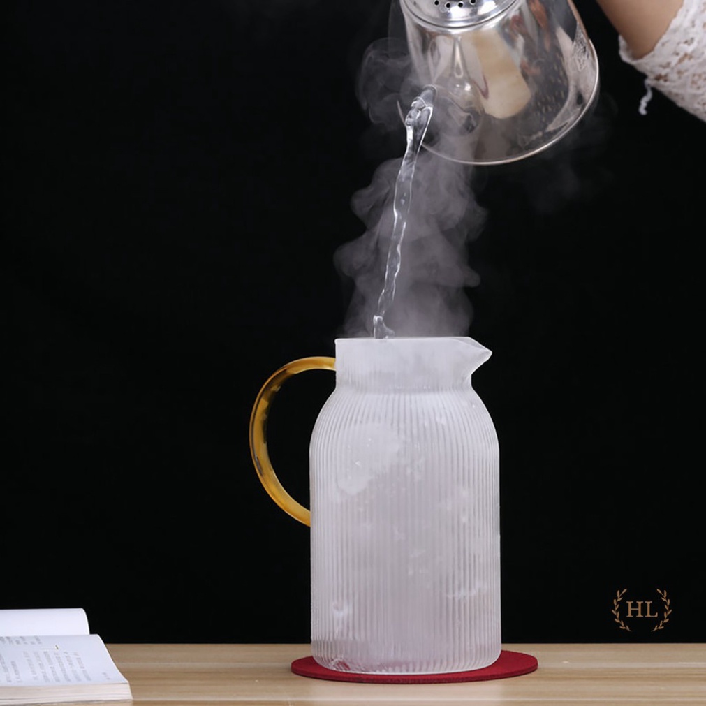 BÌNH chất liệu thủy tinh độ chịu nhiệt |  Bình thủy tinh trong borosilicate siêu nhẹ - chịu lực - chịu nóng phong thái V