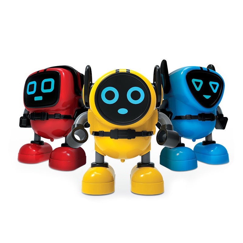 Robot có 2 chức năng robot, làm con quay rất đáng yêu, chất liệu nhựa ABS cao cấp an toàn với trẻ em - A22