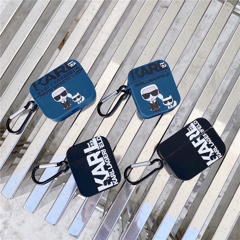 Airpods pro airpods 3 vỏ bảo vệ tai nghe cat karl thích hợp cho airpods1 2 3 pro case