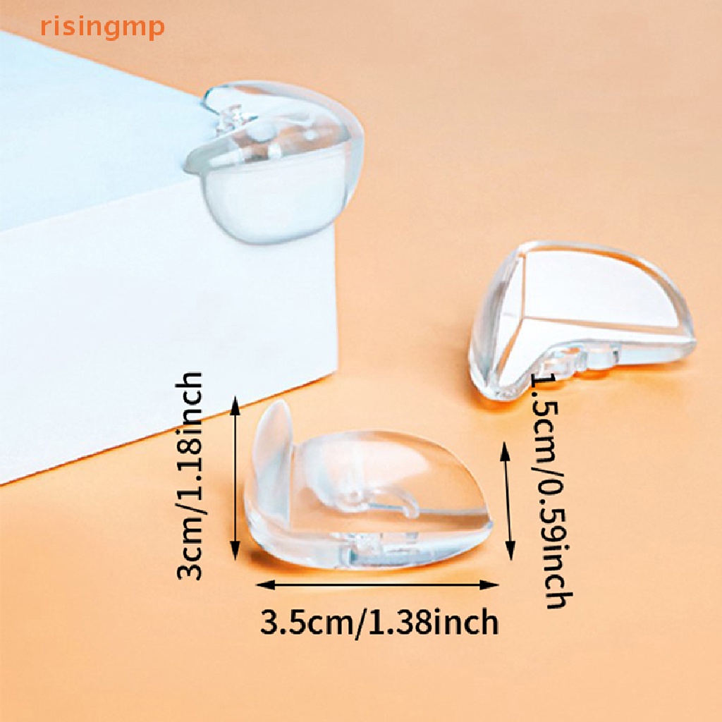 Bộ 4 Miếng Bọc Góc Bàn Trong Suốt Chống Va Chạm Bảo Vệ An Toàn Cho Bé