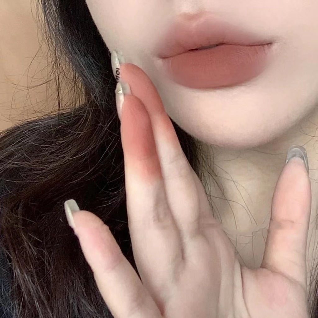 YRSHOP* 2023 Son Môi  Chất Nhung Lì Lâu Trôi Thiết Kế Hình Túi Cây Kem Xinh Xắn