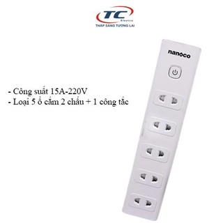 Ổ cắm có dây nanoco nes5215-3