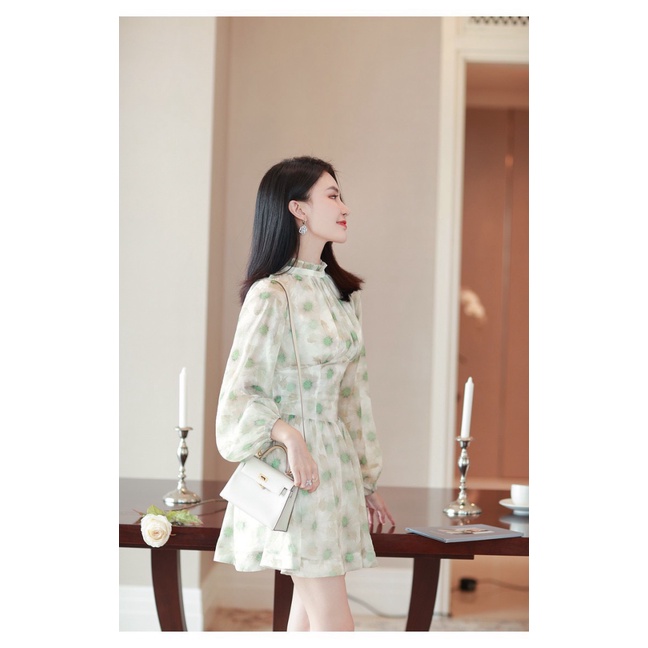 (HCM) ĐẦM VOAN HOA TIỂU THƯ SANG CHẢNH  - THANH LỊCH , SANG TRỌNG CHO CÁC NÀNG KME FASHION