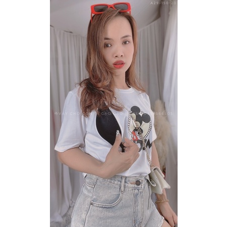 🔥SALE A29 Áo Thun Cho Con Bú