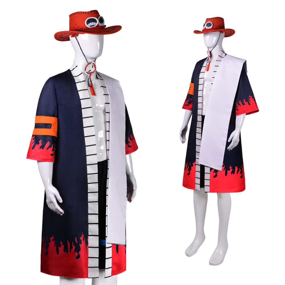 One Piece cosplay trang phục Kimono Fire Fist Ace trang phục Halloween