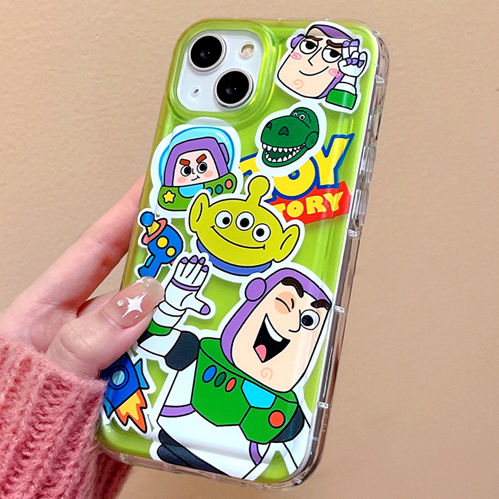 Ốp Điện Thoại TPU Dẻo Họa Tiết Hoạt Hình Buzz Lightyear / Dâu Tây Dễ Thương Cho IPhone 11 12 13 14 Pro Max XS XR 7 8 6 Plus